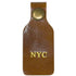Personalize your Floto Monogram Tag - this tag is pictured in Olive Honey Brown.
